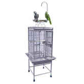 8001818 Black Play Top Bird Cage with 5/8" Bar Spacing, 18" x 18"